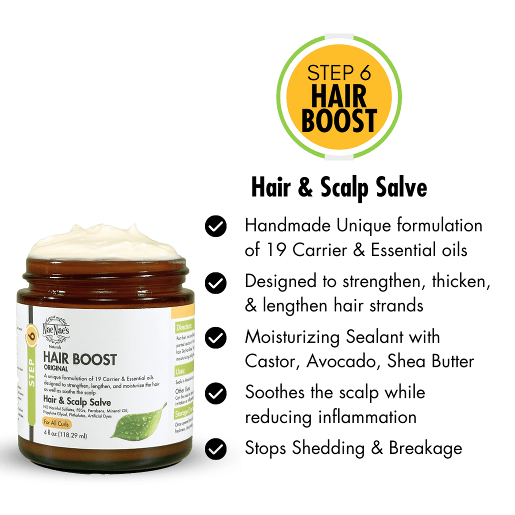 [Step 6] Hair &amp; Scalp Salve: HAIR BOOST 4oz