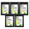 Nae Nae’s Naturals Wash-Day Sample Set featuring five 1 fl oz packets, with clarifying steps 1, 4 and 5 and moisturizing steps 2, 3 and 5.